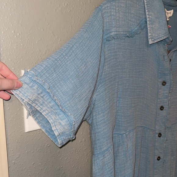 NEW❗️Umgee Blue Blouse - Picture 2 of 7